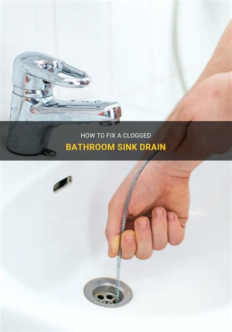 How To Fix A Clogged Bathroom Sink Drain Shunshelter