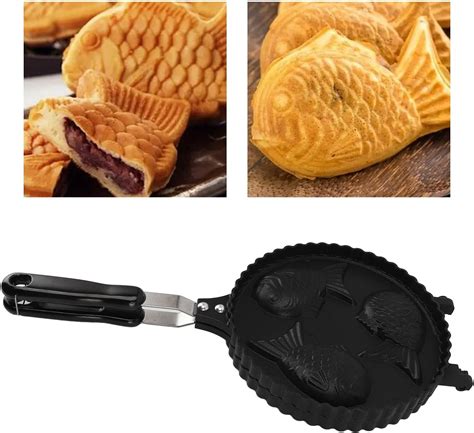 Taiyaki Molde Doble Para Panqueques Japoneses En Forma De Pez Para