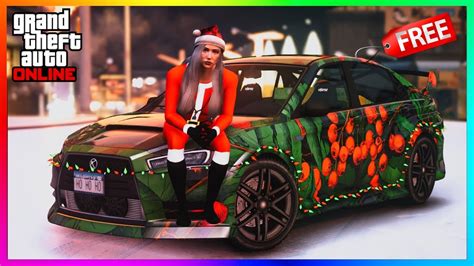 New Rare Christmas Car Free Vehicle Xmas Livery Money Methods Gta 5 Dlc 2023 Gta Online