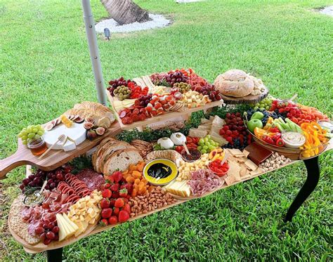 Yesterdays Outdoor Grazing Table For A Birthday Party🌿 Outdoor