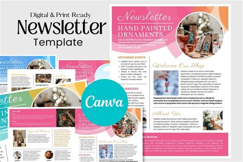 canva email newsletter template byofb