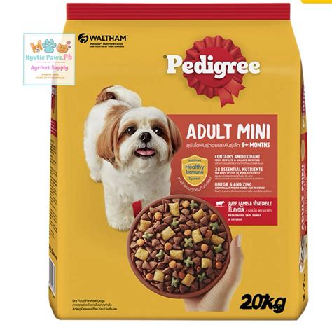 Pedigree Adult Mini Dry Dog Food 20kg Shopee Philippines