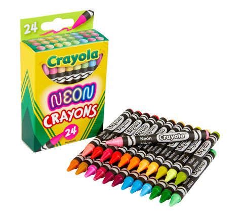 Neon Crayons 24 Count Crayola Crayons Crayola