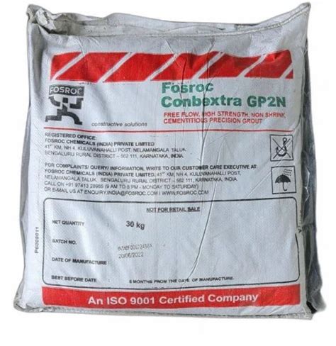 Waterproofing Coating Fosroc Conbextra Gp Grouting Material Packaging