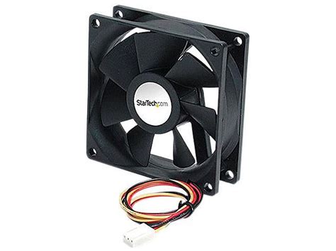 StarTech.com 9.25cm Ball Bearing Quiet Computer Case Fan with TX3 ...