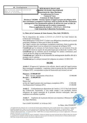 Calaméo Décision N2022004 Demande De Subvention Région Sentiers