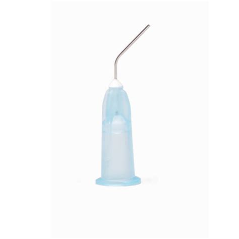 Applicator Tips - Light blue, 25 ga X 1/2, Prebent tips - pkg. 100 – Supply Doc Inc.