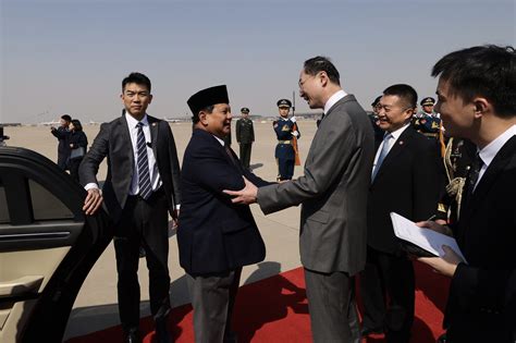 Tiba Di China Prabowo Akan Temui Xi Jinping PM Hingga Menhan China