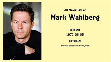 Mark Wahlberg Movies List Mark Wahlberg Filmography Of Mark Wahlberg