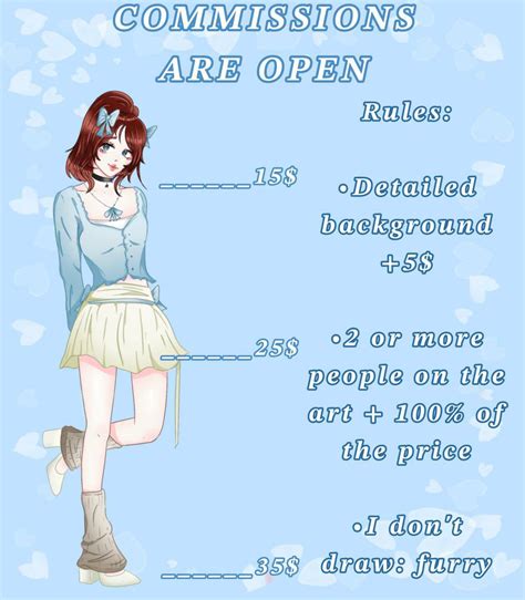 Comissions Are Open By Polyaaaa On Deviantart