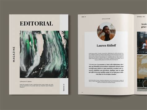 Magazine Template by InDesign Vision on Dribbble