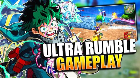 My Hero Ultra Rumble Is Amazing Youtube