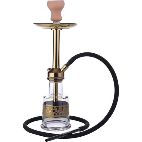 CHAMP AL MALIK Chicha Kit Complet Shisha Avec Tuyau Silicone Foyer En