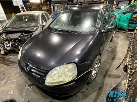 Volkswagen Golf V Tdi Salvage Vehicle Black