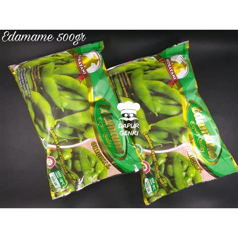 Jual Edamame Deluxe Original 500gr Kacang Kedelai Jepang Shopee