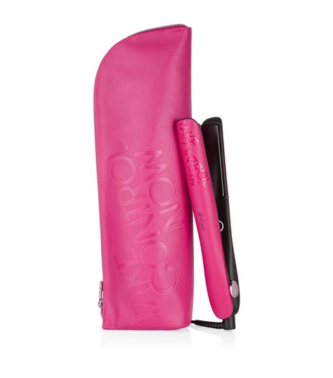 Gold Hair Straightener Pink Charity Edition