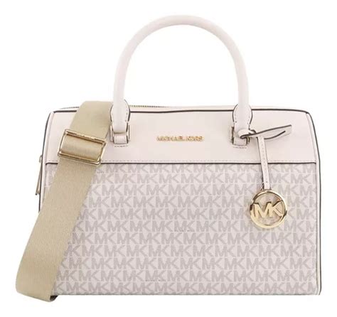 Bolsa Michael Kors Jet Set Travel Logo Multi Duffle Acabado De Los