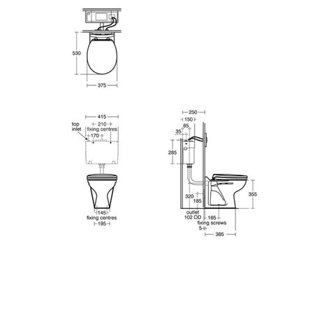 Armitage Shanks Contour 21 Toilet S304701 Back To Wall White