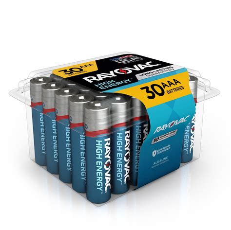 Rayovac High Energy Alkaline Aaa Batteries Count Walmart