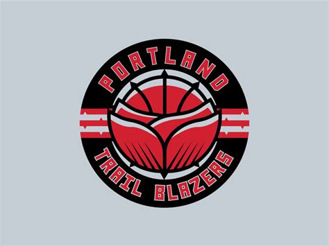 Portland Trail Blazers Rebrand Logo Concept 1 by Sam Behrmann on Dribbble