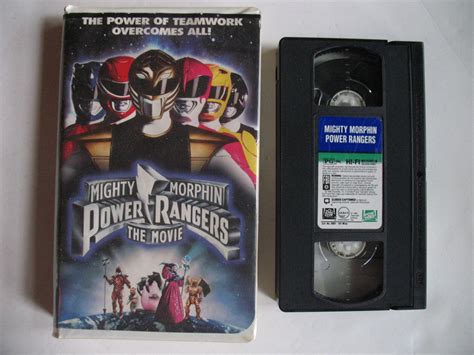 Free Shipping Vintage Mighty Morphin Power Rangers Vhs Tape Etsy