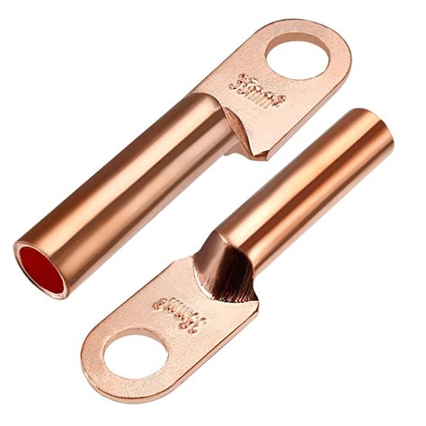 DT 35 Tinned Copper Battery Welding Cable Lug Connector Cold Pressing