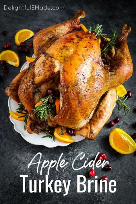 Apple Cider Turkey Brine - The BEST FLAVORFUL Turkey Brine Recipe ...