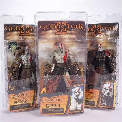 Boneco Action Figure Kratos Articulado Game God Of War Sony Neca Cm