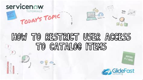 How To Restrict User Access To Catalog Items In Servicenow Servicenow