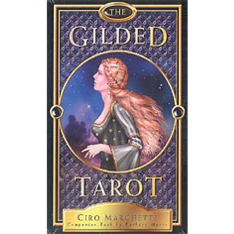 Gilded Tarot Deck And Book By Marchetti Moore Sticks Stones