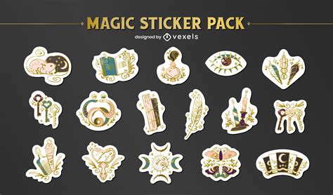 Magic Sticker Pack Vector Download