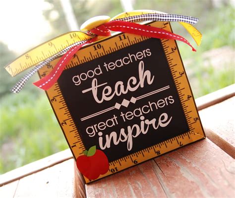 Good teachers teach great teachers inspire - The Companion