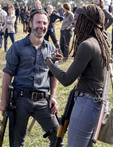 Pin on Michonne and Rick