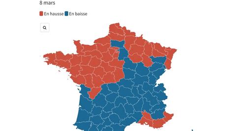 CARTE Covid 19 ces départements où l épidémie repart en France L