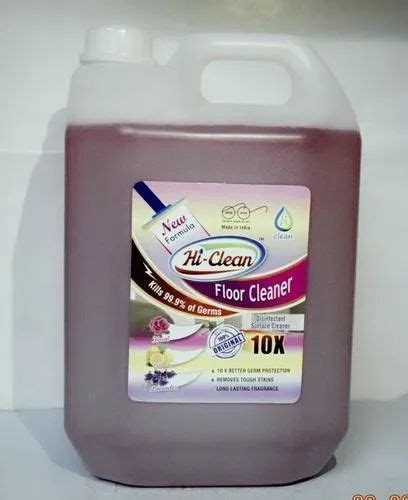 White Hi Clean Floor Cleaner Ltr For Cleaning Purpose Packaging