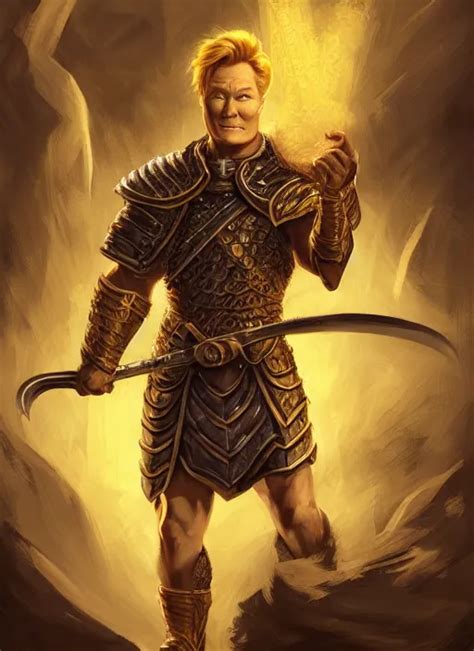 Detailed Illustration Of Conan Obrien As A Dnd Stable Diffusion