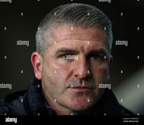 Ryan Lowe Manager Of Preston North End During The Sky Bet Championship