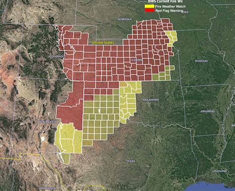 Red Flag Warnings Wednesday for parts of eight states - Wildfire Today