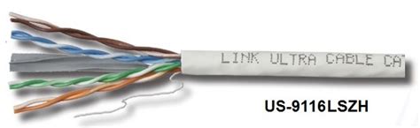 Us Lszh Cat Utp Ultra Mhz W Cross Filler Awg