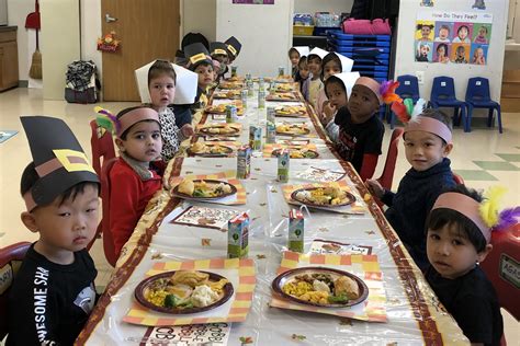 Preschool Thanksgiving Feast Top Private Day School In Central Nj