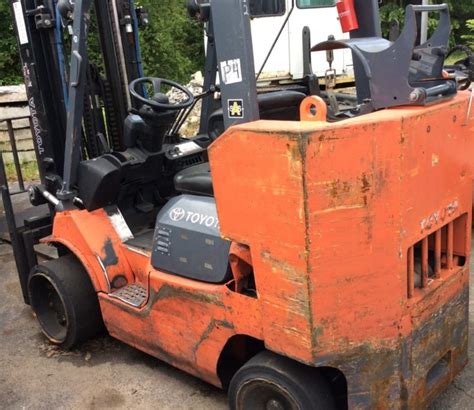 Used 2010 Toyota Ic Cushion Forklift Boxcar Special 7FGCU45 BCS In