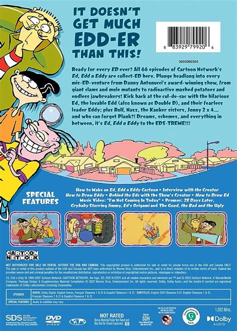 Ed, Edd N Eddy The Complete First Season 2006 (2019, 60% OFF