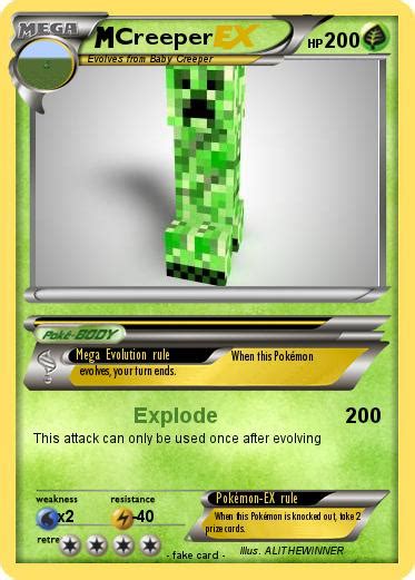 Pokémon Creeper 6699 6699 Explode My Pokemon Card