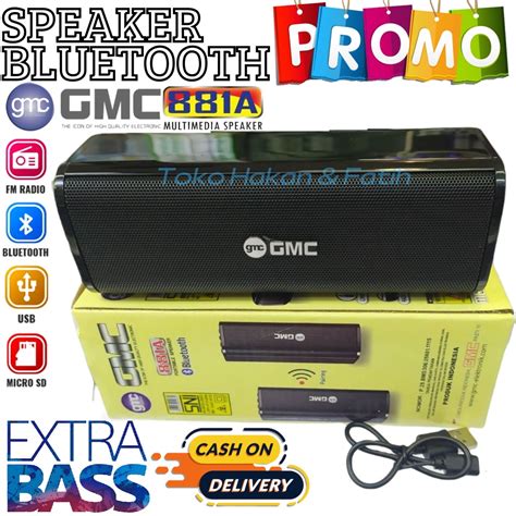 Jual Speaker Multimedia Gmc A B Bluetooth Speaker Portabel