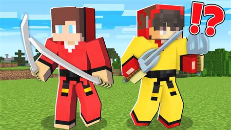 Maizen And Cash Became A Ninja Funny Story In Minecraft Jj And Mikey