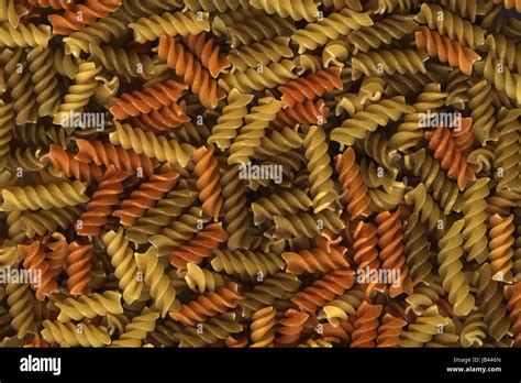 Italian Macaroni Pasta Raw Food Background Or Texture Close Up Stock