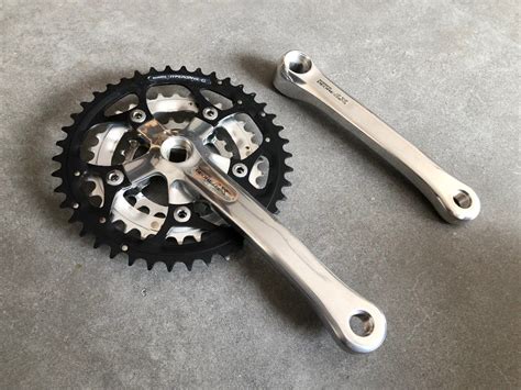 Vintage Retro S Shimano Deore Lx M Crank Crankset Mtb Mountain