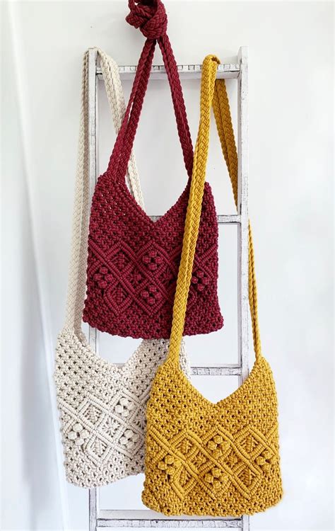 Why Knot Macrame Tote Etsy Macrame Bag Bag Pattern Macrame Diy