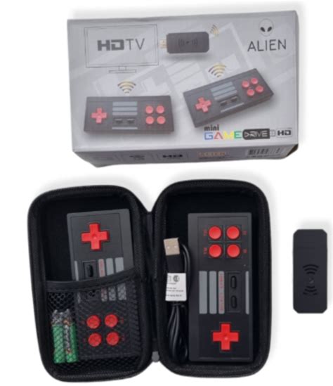 CONSOLA RETRO MINI GAME DRIVE HD ALIEN 1000 JUEGOS PlayMania438