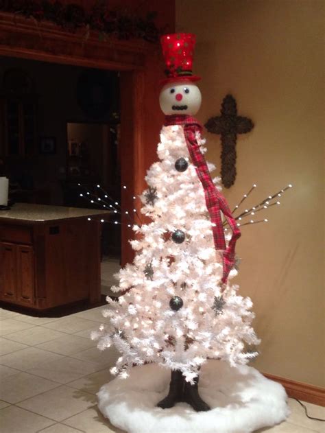 My Snowman Christmas Tree | Snowman christmas tree, Christmas tree ...